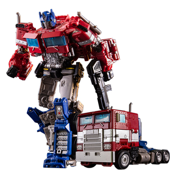 Transformers Optimus Prime Children's Intelligent Manual Robot ABS Plastic + Alloy Automobile Robot anime figure toys
